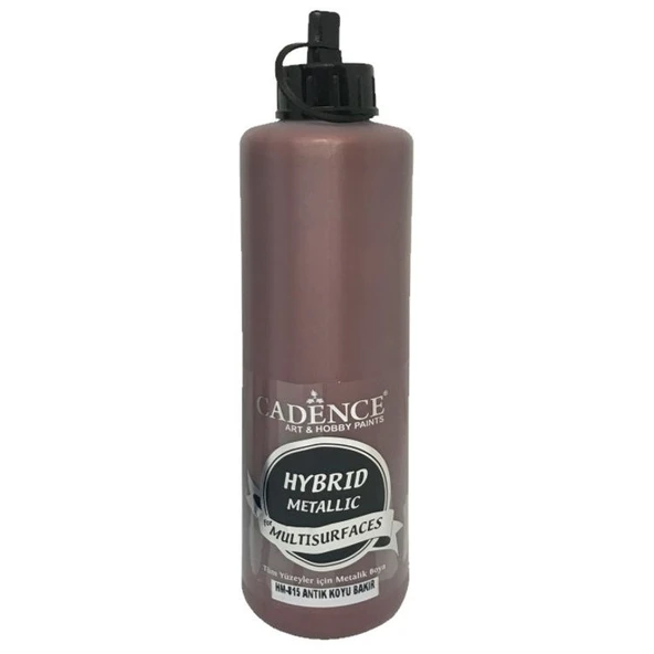 Cadence Hybrid Multisurface Metalik Boya 500 ml. HM-815 ANTİK KOYU BAKIR ürün görseli 1