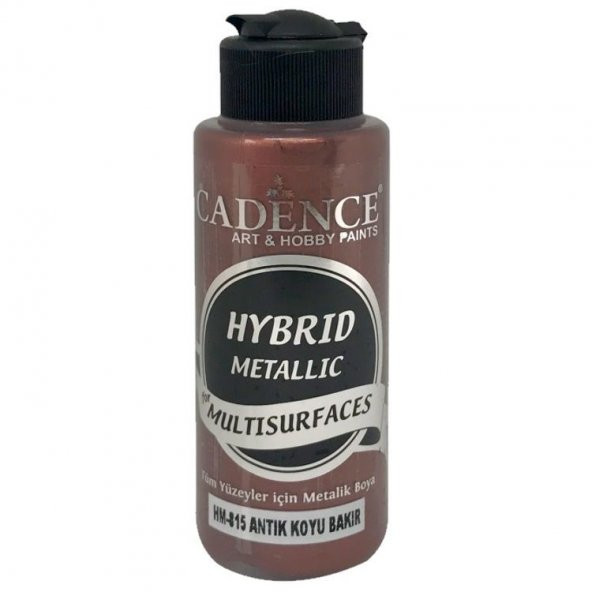 Cadence Hybrid Multisurface Metalik Boya 120 ml. HM-815 ANTİK KOYU BAKIR ürün görseli 1