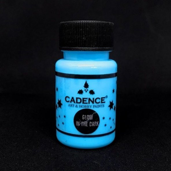 Cadence Karanlıkta Parlayan Boya Glow In The Dark MAVİ ürün görseli 1