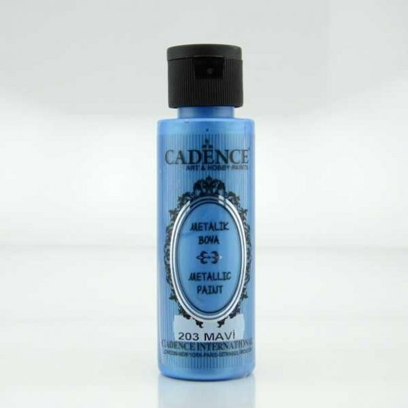 Cadence Metalik Boya 70 ml. 203 Mavi ürün görseli 1