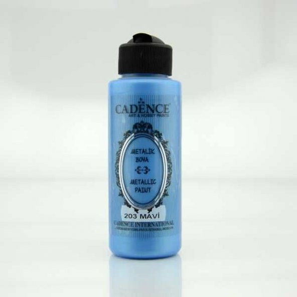 Cadence Metalik Boya 120 ml. 203 Mavi ürün görseli 1