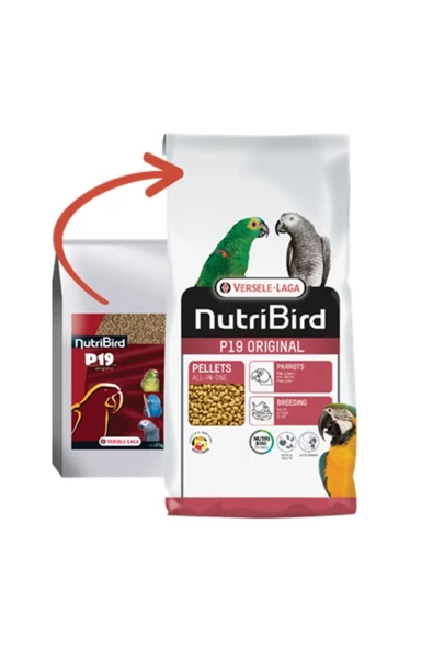 Nutribird P19 Original 10kg ürün görseli 1