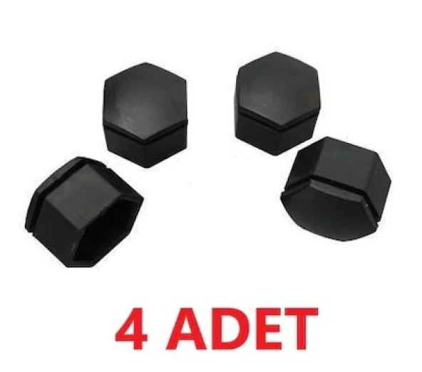 Opel Astra H Siyah Bijon Kapağı 17x23mm (4 Adet) ürün görseli 1