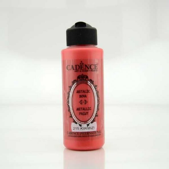 Cadence Metalik Boya 120 ml. 215 Kırmızı ürün görseli 1