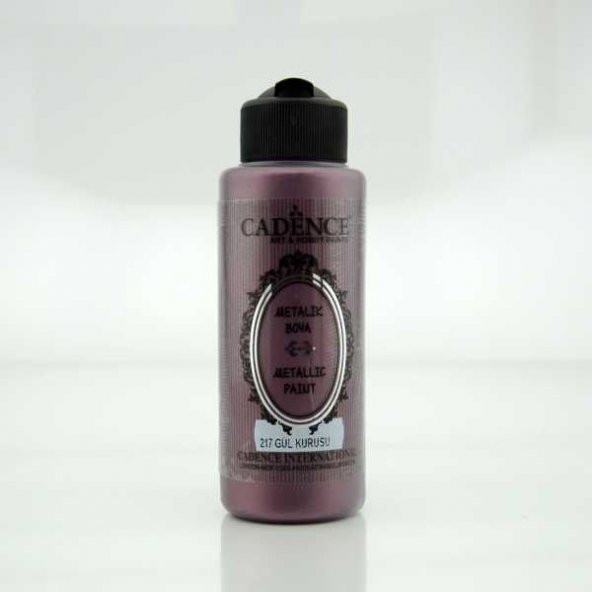 Cadence Metalik Boya 120 ml. 217 Gül Kurusu ürün görseli 1