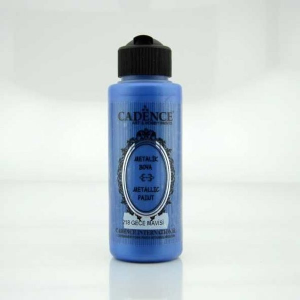 Cadence Metalik Boya 120 ml. 218 Gece Mavisi ürün görseli 1