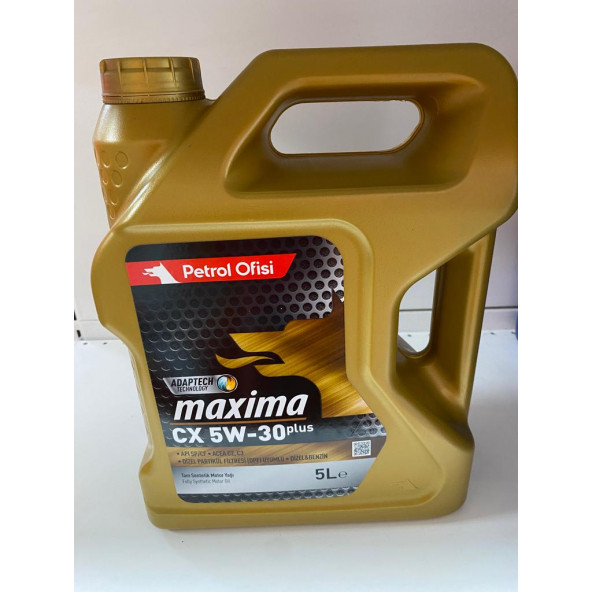 Petrol Ofisi Maxima CX 5W-30 5 lt Motor Yağı - 2025 ürün görseli 1