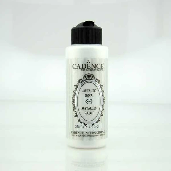 Cadence Metalik Boya 120 ml. 238 Parlak İnci ürün görseli 1