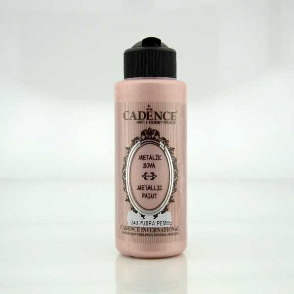 Cadence Metalik Boya 120 ml. 240 Pudra Pembe ürün görseli 1