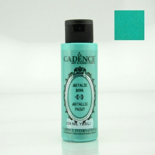 Cadence Metalik Boya 70 ml. 239 NİL YEŞİLİ ürün görseli 1