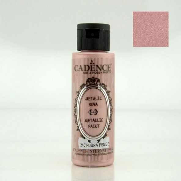 Cadence Metalik Boya 70 ml. 240 PUDRA PEMBE ürün görseli 1