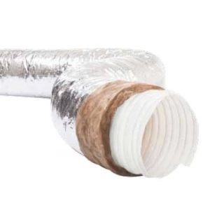 AFS Nonwoven Ses İzoleli Hava Kanalı 125 mm 2.5 metre ürün görseli 1