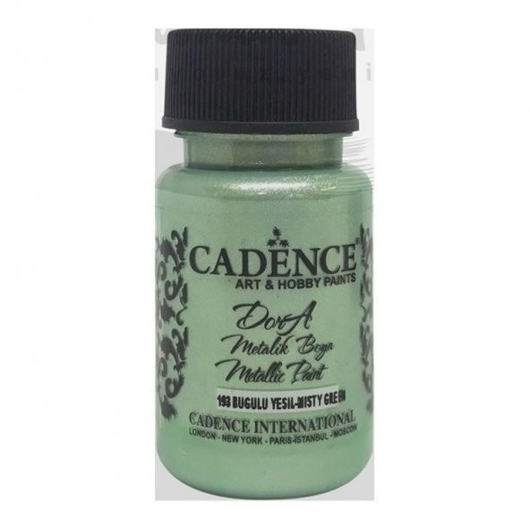 Cadence Dora Metalik Boya 50 ml. 193 Buğulu Yeşil ürün görseli 1