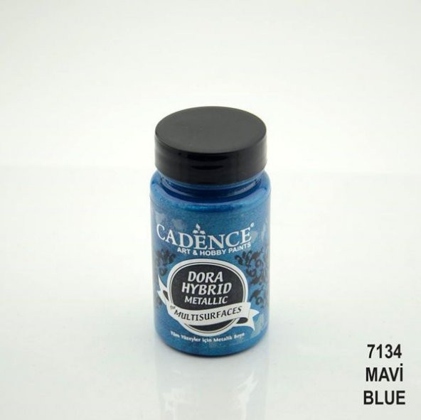 Cadence Dora Hybrid Metallic For Multisurfaces Her Yüzey İçin Akrilik Boya 90 ml. 7134 MAVİ ürün görseli 1