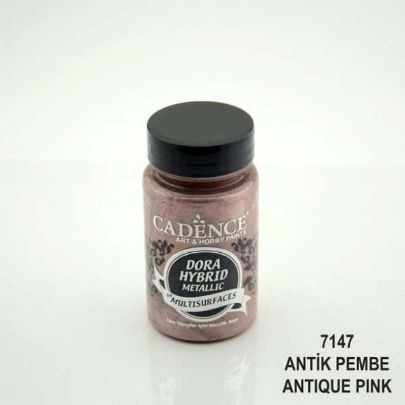 Cadence Dora Hybrid Metallic For Multisurfaces Her Yüzey İçin Akrilik Boya 90 ml. 7147 ANTİK PEMBE ürün görseli 1