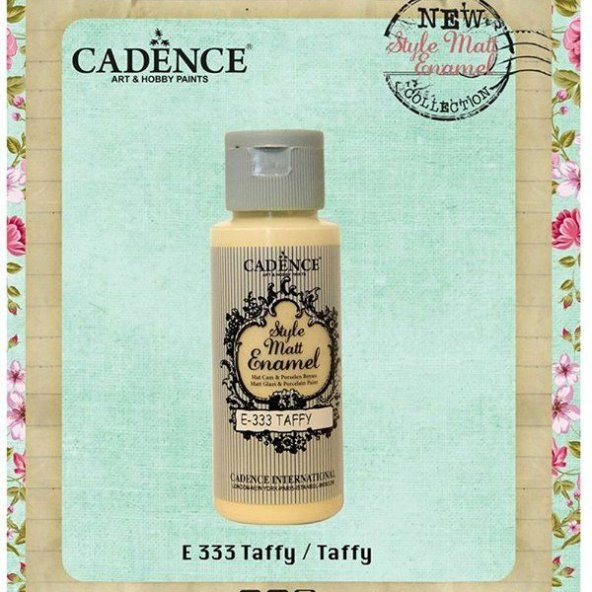 Cadence Style Matt Enamel Cam & Porselen Boyası 59 ml. E-333 Taffy ürün görseli 1