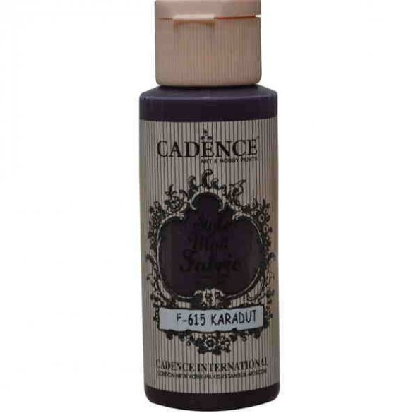 Cadence Style Matt Fabric Kumaş Boyası F-615 Karadut ürün görseli 1