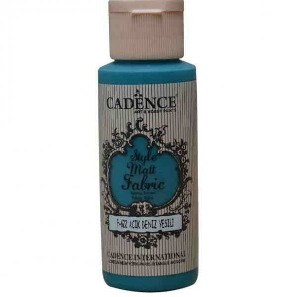 Cadence Style Matt Fabric Kumaş Boyası F-622 Açık Deniz Yeşili ürün görseli 1
