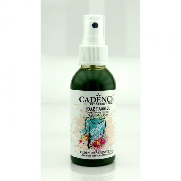 Cadence Your Fashion Sprey Kumaş Boyası 100 ml. 1113 YAPRAK YEŞİLİ ürün görseli 1