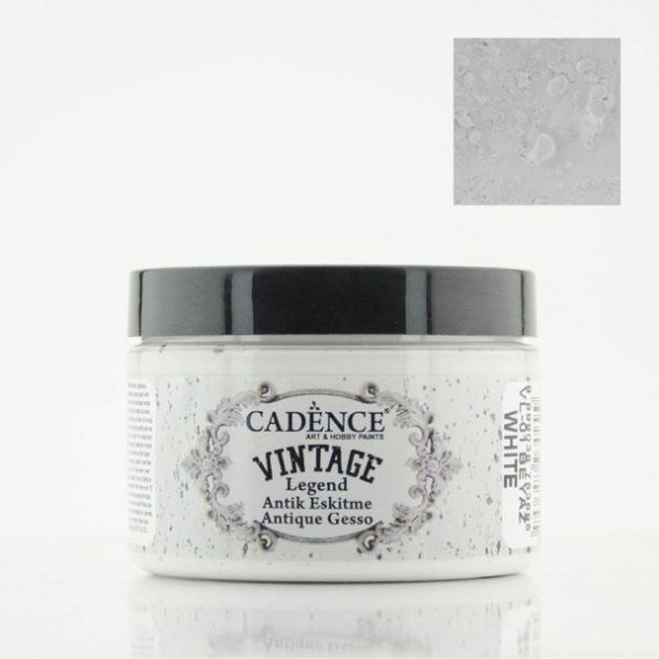 Cadence Vintage Legend Antik Eskitme 150 ml. VL-01 BEYAZ ürün görseli 1
