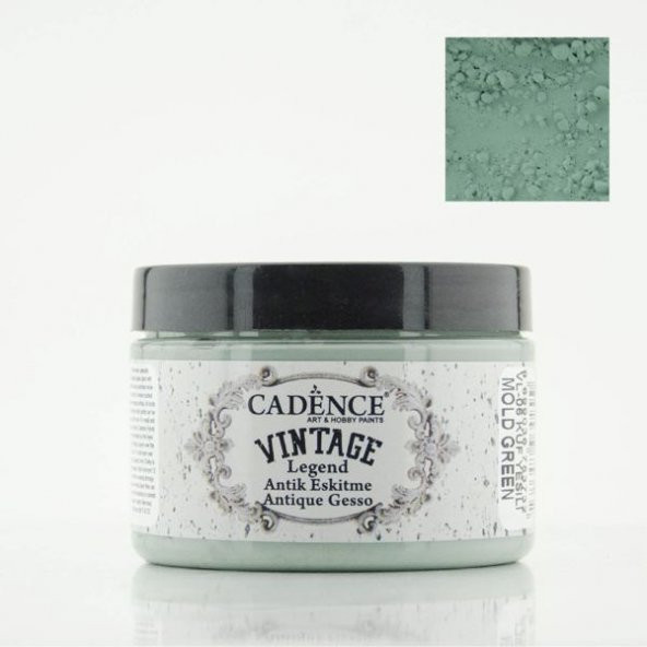 Cadence Vintage Legend Antik Eskitme 150 ml. VL-06 KÜF YEŞİLİ ürün görseli 1