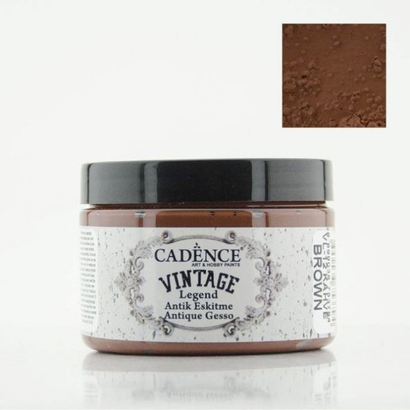 Cadence Vintage Legend Antik Eskitme 150 ml. VL-12 KAHVE ürün görseli 1