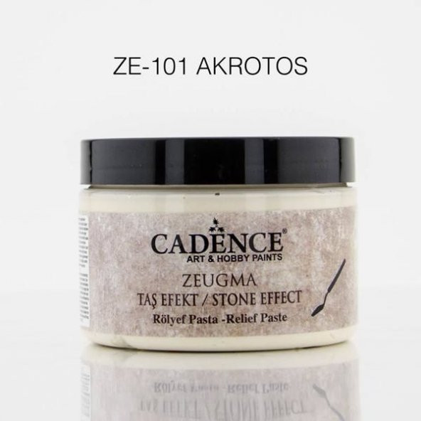 Cadence Zeugma Taş Efekti Rölyef Pasta ZE-101 AKROTOS ürün görseli 1
