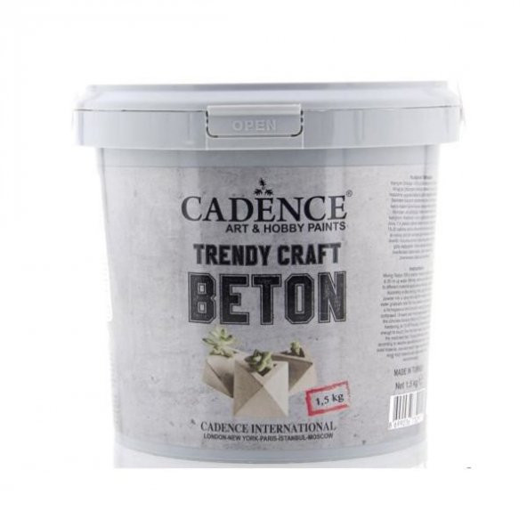 Cadence Trendy Craft Beton (Toz) 1,5 kg. ürün görseli 1