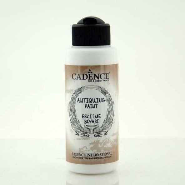 Cadence Eskitme Boyası 120 ml. 309 White (Beyaz) ürün görseli 1