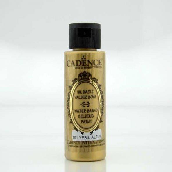 Cadence Su Bazlı Yaldız 70 ml. 101 Yeşil Altın ürün görseli 1