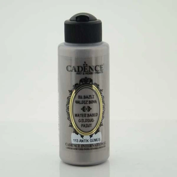 Cadence Su Bazlı Yaldız 120 ml. 113 Antik Gümüş ürün görseli 1