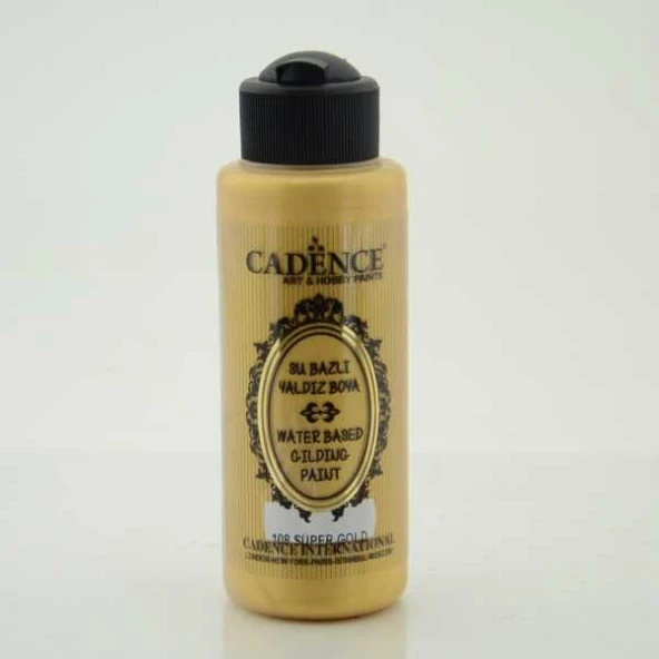 Cadence Su Bazlı Yaldız 120 ml. 108 Süper Altın ürün görseli 1