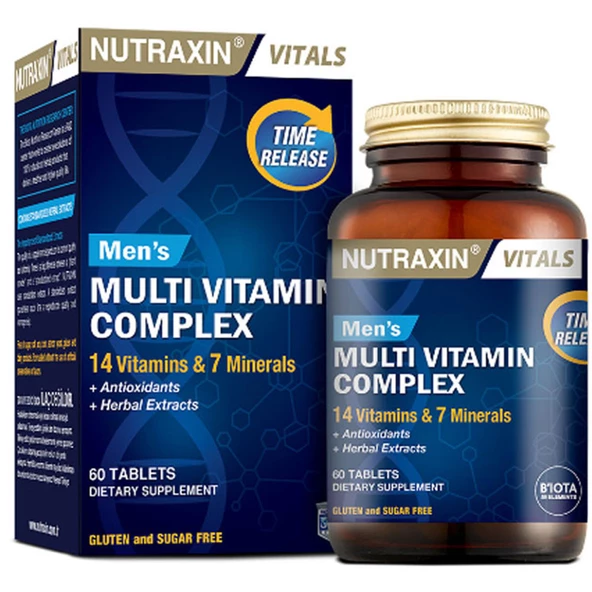 Nutraxin Men's Multi Vitamin Complex 60 Tablet ürün görseli 1