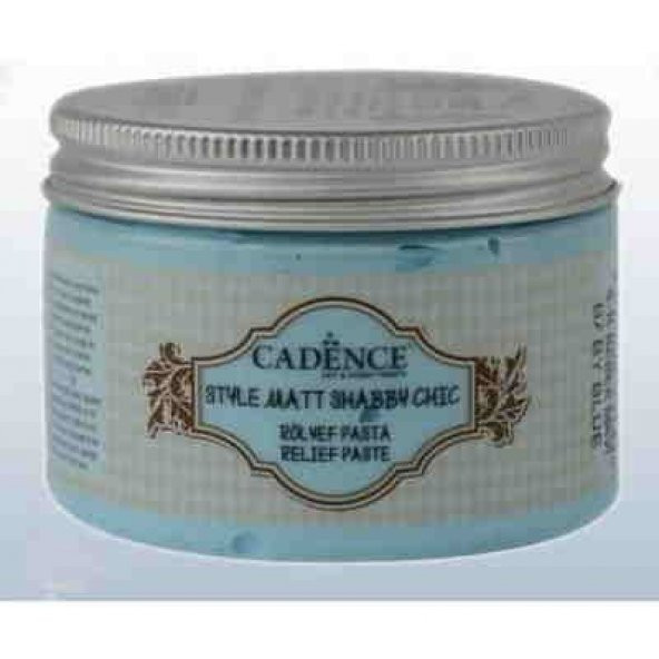 Cadence Style Matt Shabby Chic Rölyef Pasta SR-10 BEBEK MAVİ ürün görseli 1