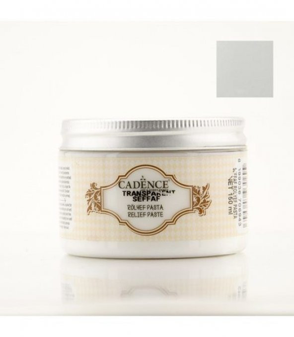 Cadence Şeffaf Rölyef Pasta 150 ml. ürün görseli 1