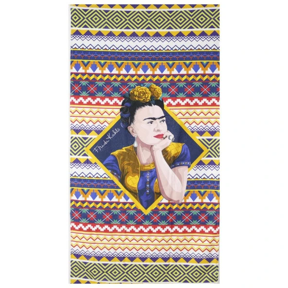 T.Concept FK Seri Çantalı Plaj Havlusu, Yumuşak Dokulu, 70x140 Cm Renkli ürün görseli 1