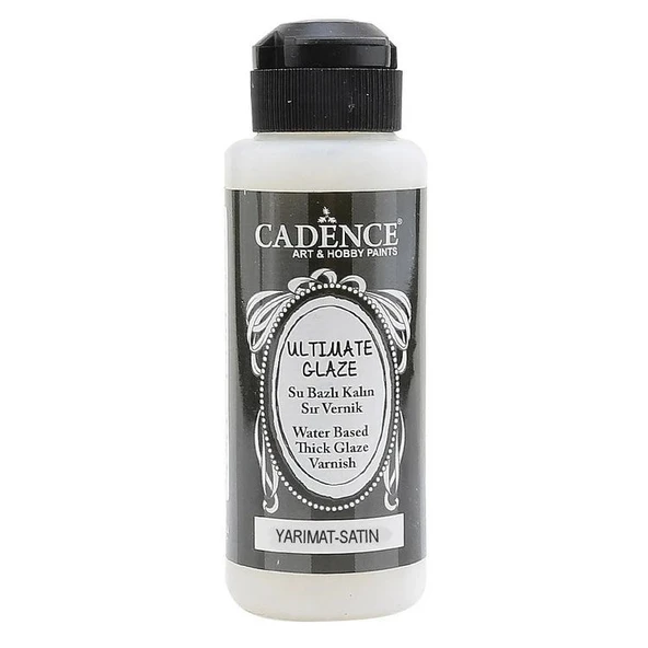 Cadence Ultimate Glaze Su Bazlı Sır Vernik YARI MAT 120 ml. ürün görseli 1