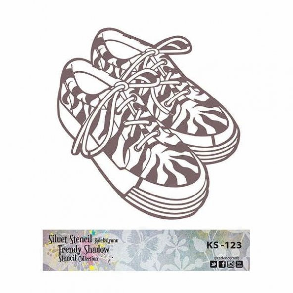 Cadence Siluet (Kenarsız) Stencil KS-123 ürün görseli 1