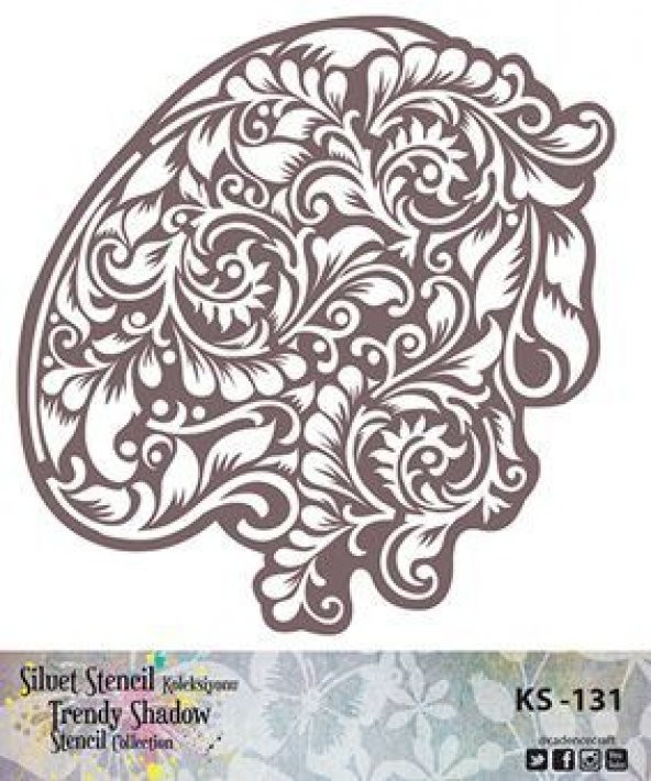 Cadence Siluet (Kenarsız) Stencil KS-131 ürün görseli 1