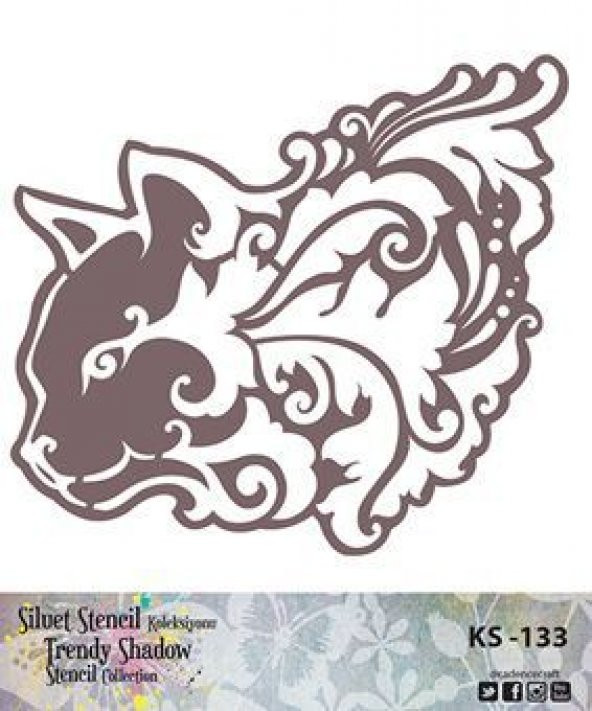 Cadence Siluet (Kenarsız) Stencil KS-133 ürün görseli 1