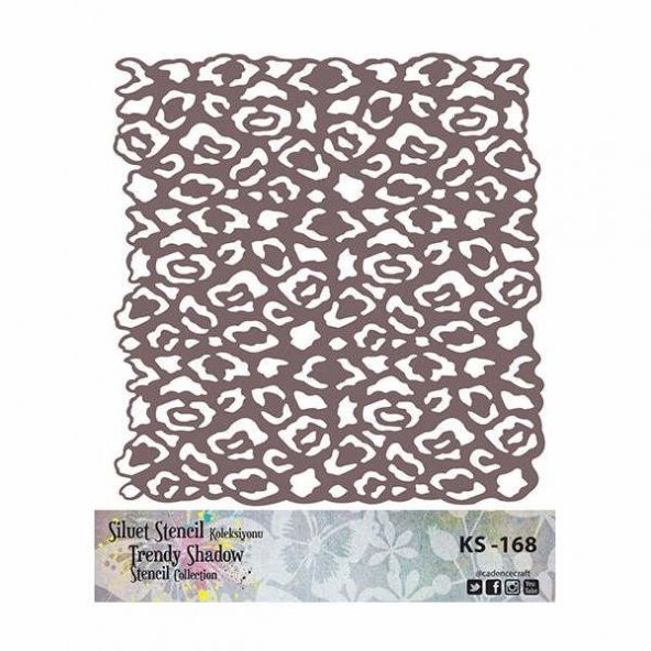 Cadence Siluet (Kenarsız) Stencil KS-168 ürün görseli 1