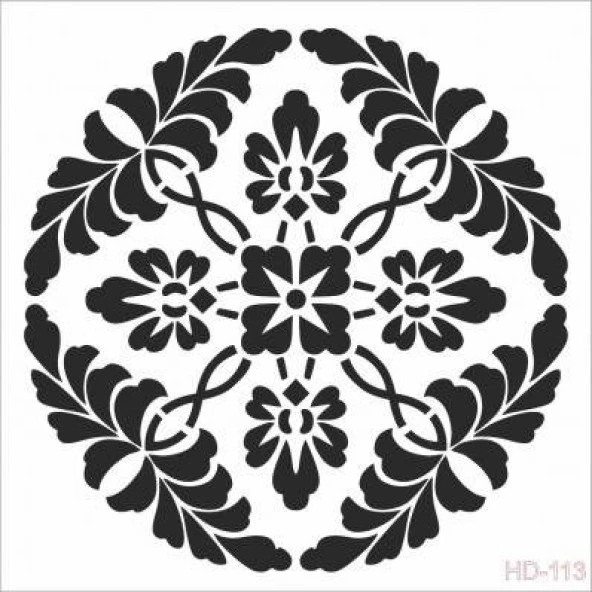 Cadence Home Decor Stencil Boyama Şablonu 45x45 cm. HD-113 ürün görseli 1