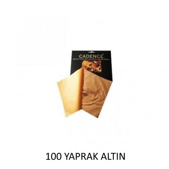 Cadence Yaprak Varak 100lü ALTIN ürün görseli 1