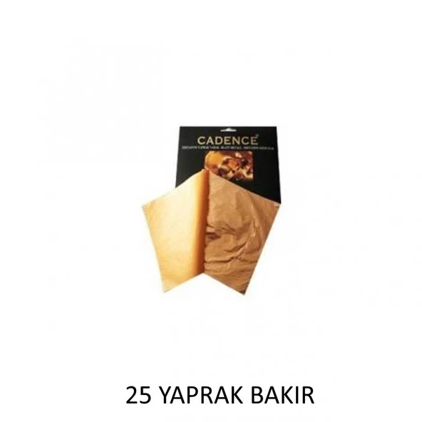 Cadence Yaprak Varak 25li BAKIR ürün görseli 1