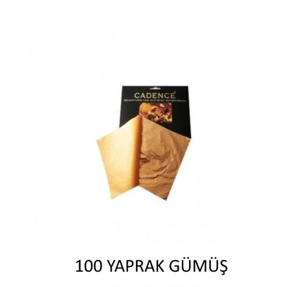Cadence Yaprak Varak 100lü GÜMÜŞ ürün görseli 1