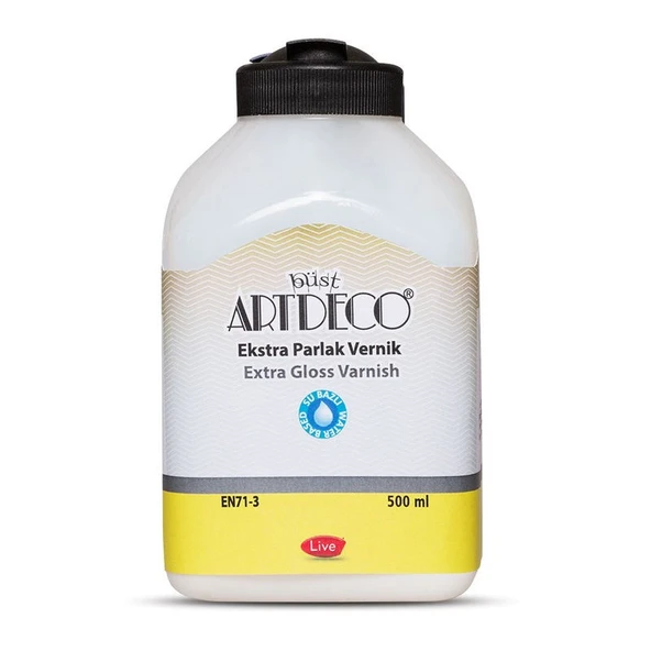 Artdeco Su Bazlı Ekstra Parlak Vernik 500 ml. ürün görseli 1