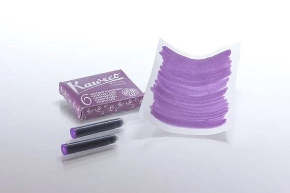 Kaweco Kartuş Mürekkep 6lı Kutu MOR 10000010 ürün görseli 1
