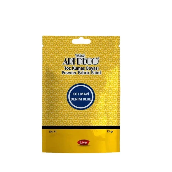 Artdeco Toz Kumaş Boyası 13 gr Kot Mavi 1109 ürün görseli 1