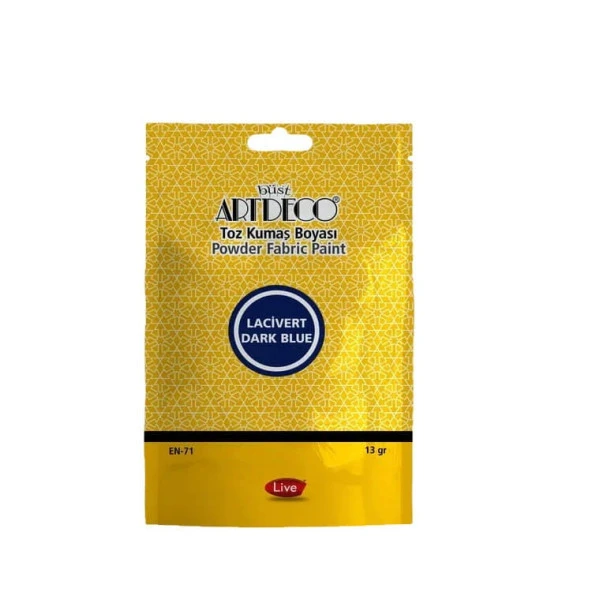 Artdeco Toz Kumaş Boyası 13 gr Lacivert 1110 ürün görseli 1