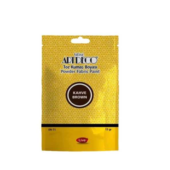 Artdeco Toz Kumaş Boyası 13 gr Kahve 1115 ürün görseli 1